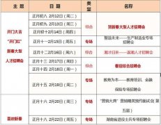 <b>2019湖南新春系列大型人才交流会将于大年初八开始</b>