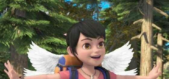 《熊出没》中的美少女，第5从未露面，第1是剧中