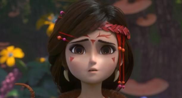 《熊出没》中的美少女，第5从未露面，第1是剧中