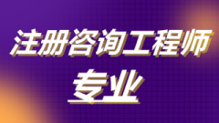 2020年注册咨询工程师考试分专业吗？
