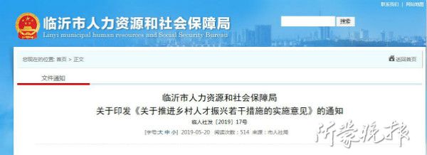 临沂19条新政全面推进乡村人才振兴