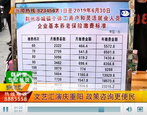 沙市区举办文艺汇演欢度重阳节 政策咨询更便民
