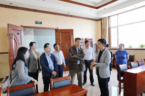 农业农村部外经中心培训处、省农业国际合作交流工作站一行走进太行乡村振兴人才学院调研考察