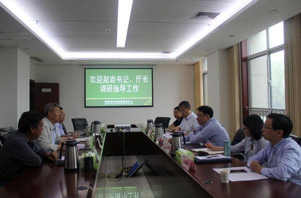 【科技厅】赵岩到省杂交油菜研究中心调研