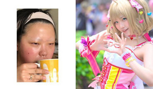 “邪术”果然名不虚传！岛国Coser妆前妆后对比引热议