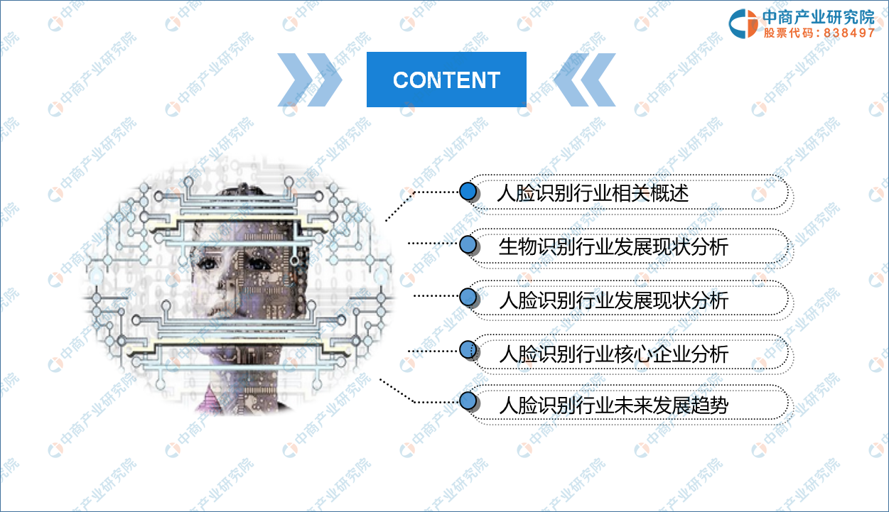 中商产业研究院重磅推出：《2019年中国人脸识别