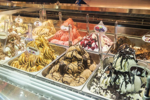 OGELATO莱克缇丝手工冰淇淋,富含美味的意大利单词