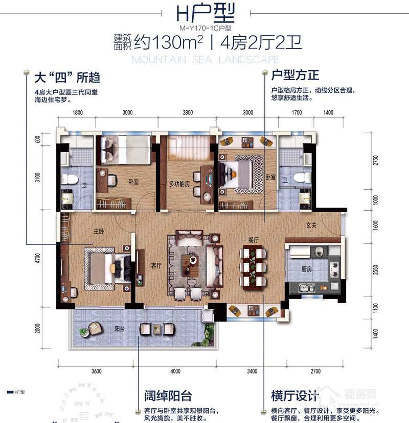 碧桂园十里银滩户型图