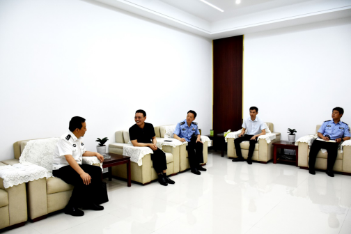 宿迁市公安局一级警长陶沙莅临远发股份调研考察指导推动绿色建材产业建设