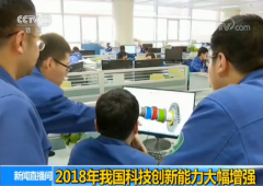 2018年我国科技创新能力大幅增强