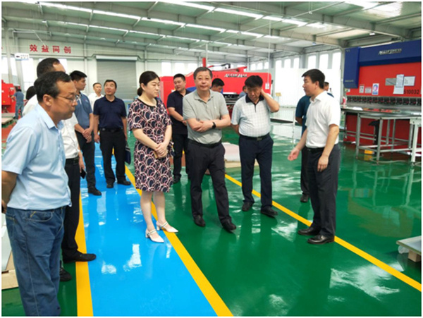 河北省工商联主席刘劲松一行访问秦皇岛维石住