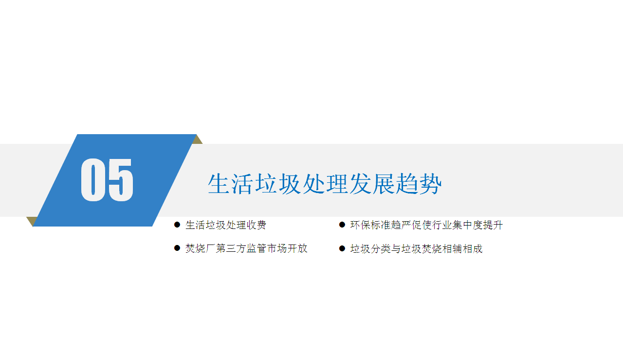 中商产业研究院：《2019年中国生活垃圾处理市场