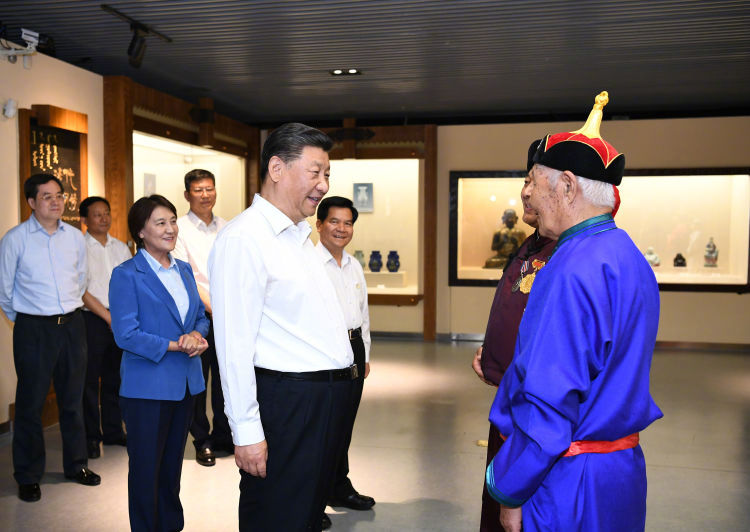 5个镜头:习近平总书记同内蒙古各族人民在一起