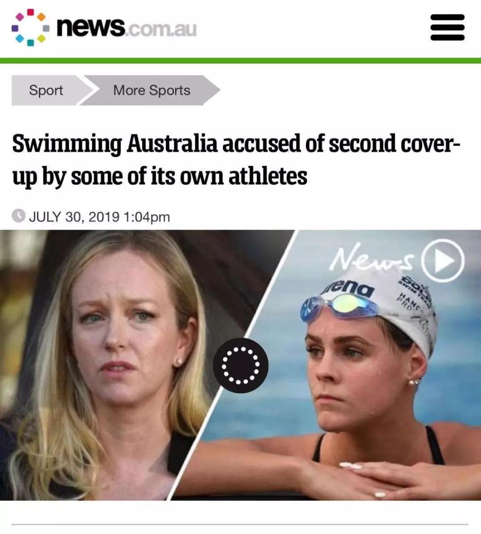 又一重磅炸弹！前队员实名举报澳大利亚游泳队