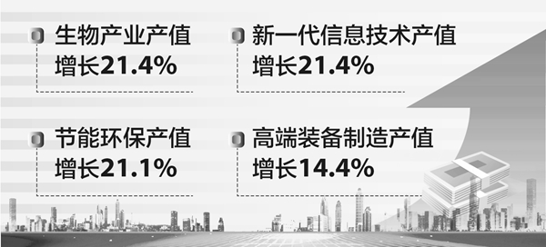 安徽全省战略性新兴产业产值上半年增长16.3%