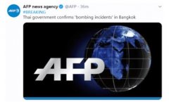 泰国曼谷发生多起爆炸事件 造成至少2人受伤