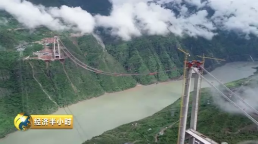又一世界奇迹！金沙江上将凌空架起悬索桥 跨度超千米！