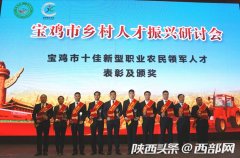 宝鸡乡村人才振兴研讨会召开 10名新型职业农民