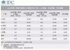 华米Ov控制国内近九成市场 盘点那些失意的国产品牌