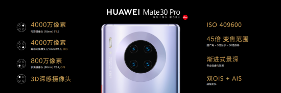 电影四摄重构想象 华为Mate30系列3999元起国内开售