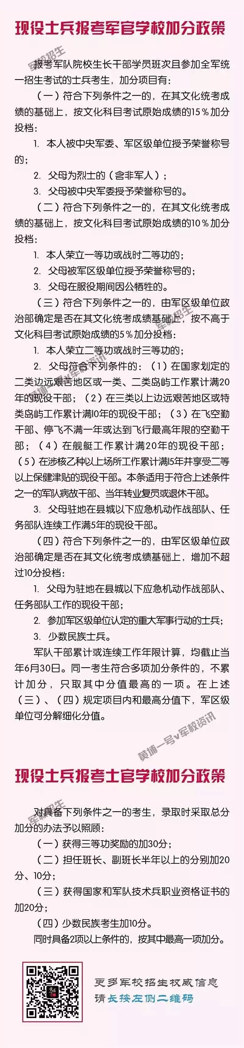 士兵考学有哪些加分政策？现阶段用什么资料进