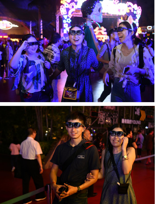 2000台AR眼镜落地欢乐谷，太平洋未来科技再刷AR在C端应用记录！