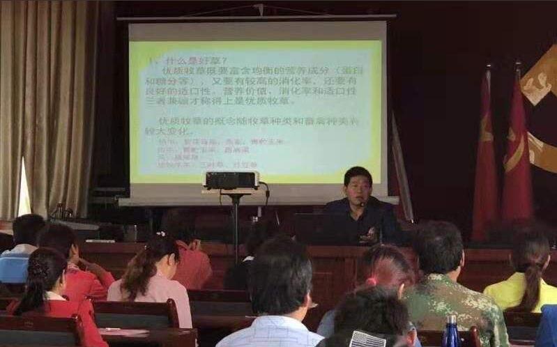张掖市集中开展优质牧草产业专家服务团科技培