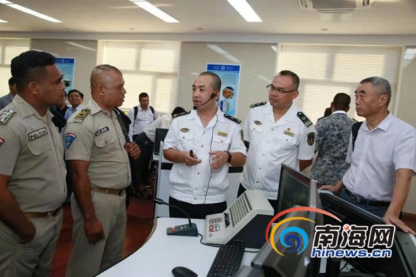 东盟海上执法人员研修班”41名学员到琼参观交流