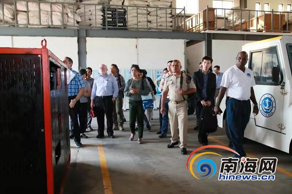 东盟海上执法人员研修班”41名学员到琼参观交流