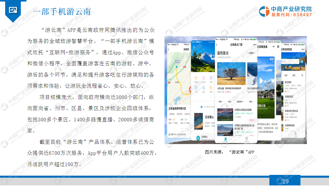 中商产业研究院：《2019年智慧旅游行业市场发展