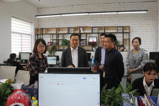 共青团安徽省委书记孔涛一行莅临新浪安徽考察交流