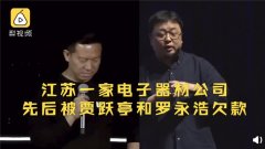 江苏辰阳电子被贾跃亭罗永浩欠款，合计4400万元