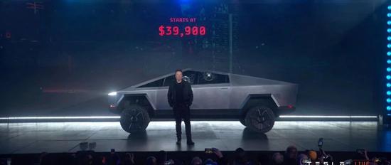 特斯拉火星皮卡Cybertruck发布，马斯克7年夙愿成
