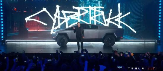 特斯拉火星皮卡Cybertruck发布，马斯克7年夙愿成