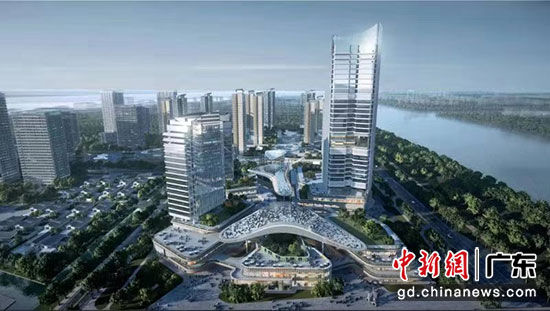 由大横琴公司兴建的横琴科学城效果图
