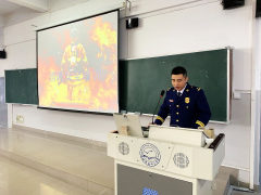 海港大队走进河北科技师范学院开展消防安全培训