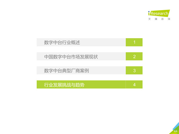 2019年中国数字中台行业研究