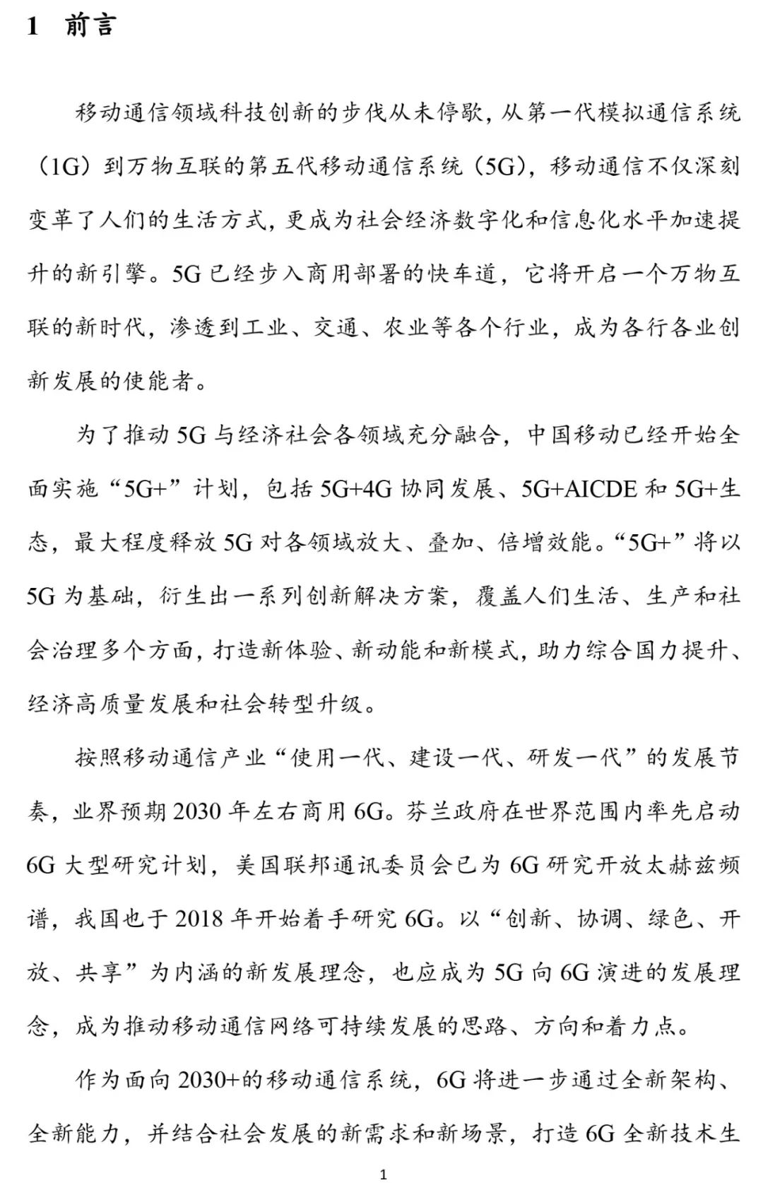 6G报告：2030+愿景与需求