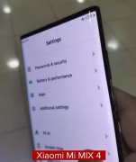 小米 MIX 4 真机曝光，或采用前置屏下摄像头