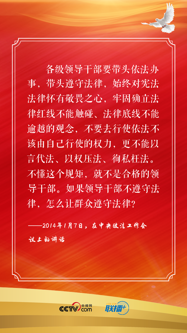  推进全面依法治国 习近平这些话言浅意深