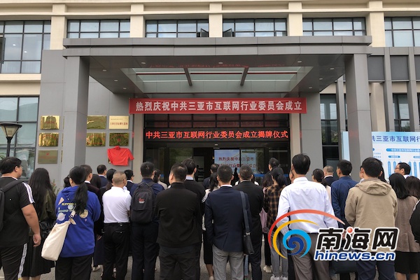 中共三亚市互联网行业委员会成立 发挥互联网党