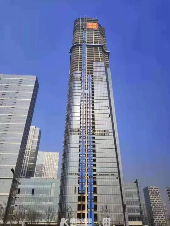 高280米的城市天际线 杭州未来科技城最高楼封顶