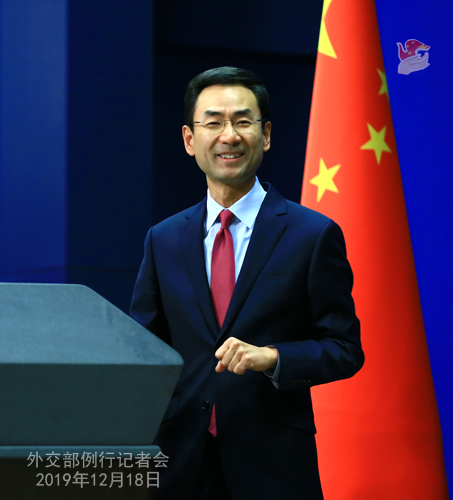 外交部就美正完善限制向中国出口尖端科技的规
