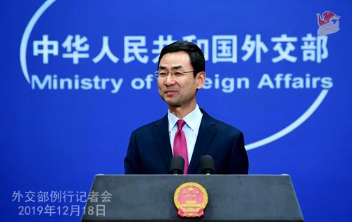 外交部就美正完善限制向中国出口尖端科技的规