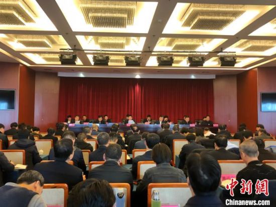  图为全省发展和改革工作会议现场。　黄歆尧　摄