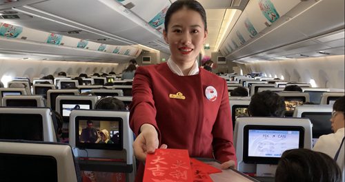 春运首日国航多地齐发“飞往春天的航班”