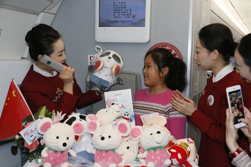 春运首日国航多地齐发“飞往春天的航班”