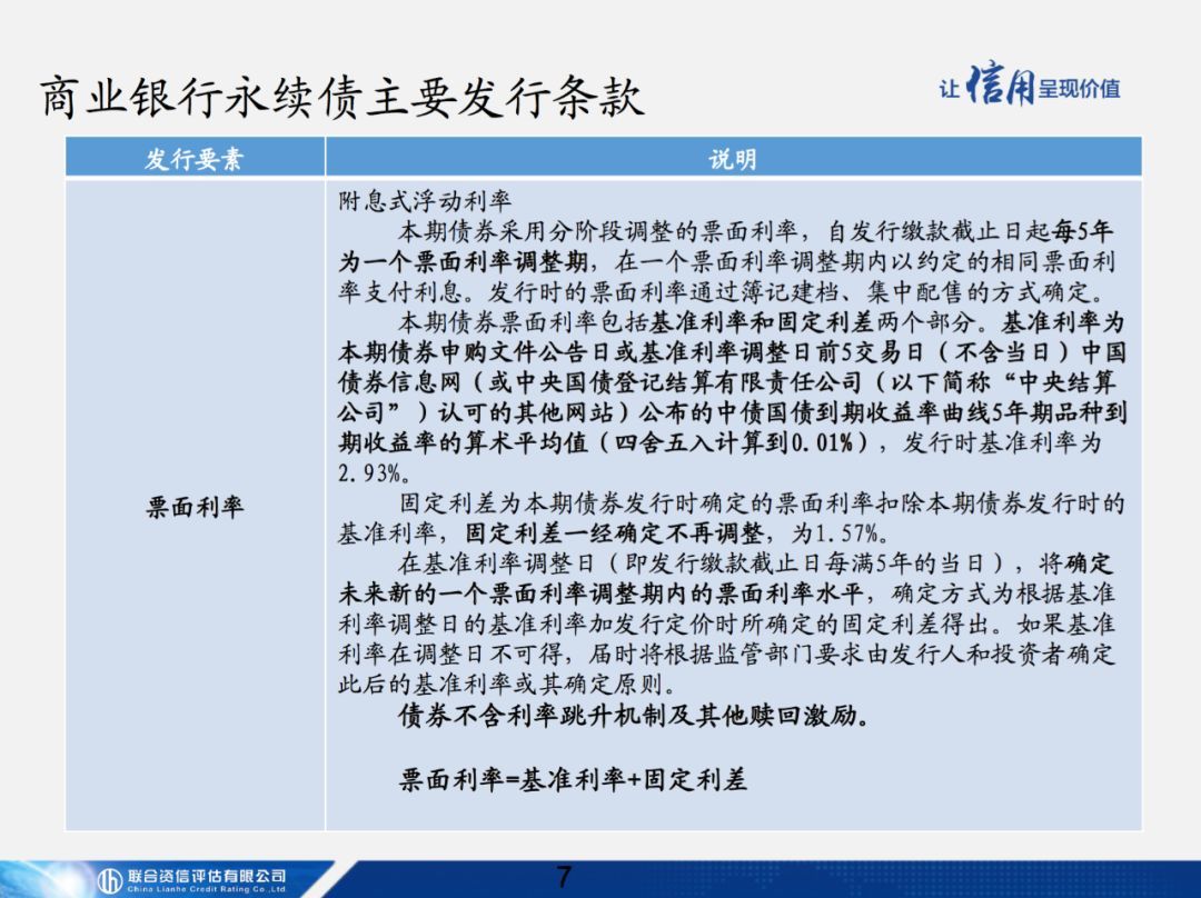 【专项研究】商业银行无固定期限资本补充债券讲解