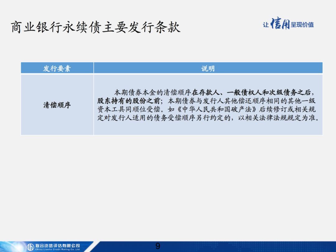 【专项研究】商业银行无固定期限资本补充债券讲解