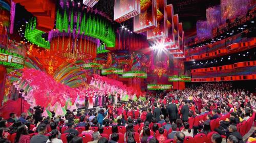 △ 2020春晚直播画面